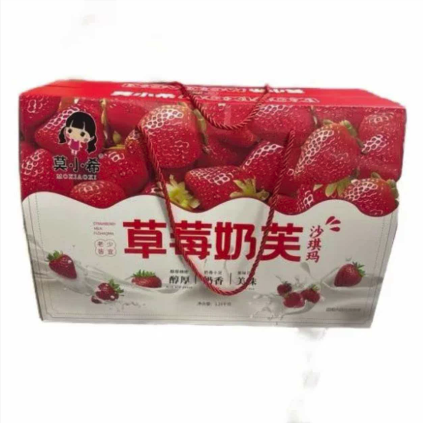 莫小希 草莓奶芙沙琪玛1.25千克/箱
