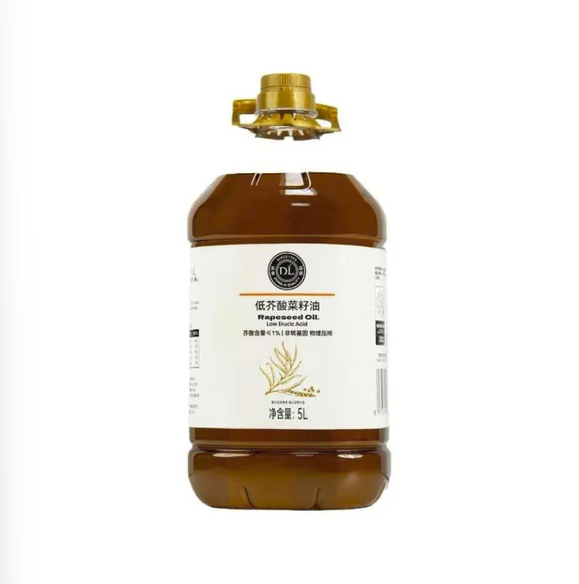 【胖东来】DL非转基因一级压榨低芥酸菜籽油51/桶