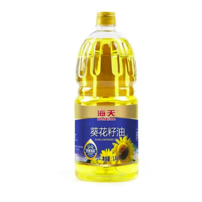 海天压榨一级葵花籽油1.8I/瓶