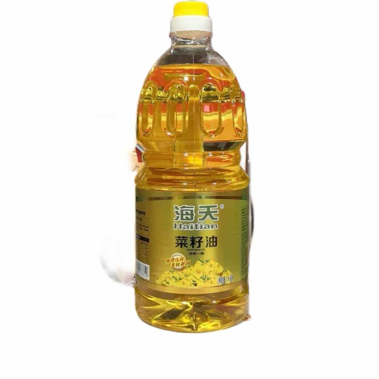 海天菜籽油物理压榨非转基因1.8I/瓶