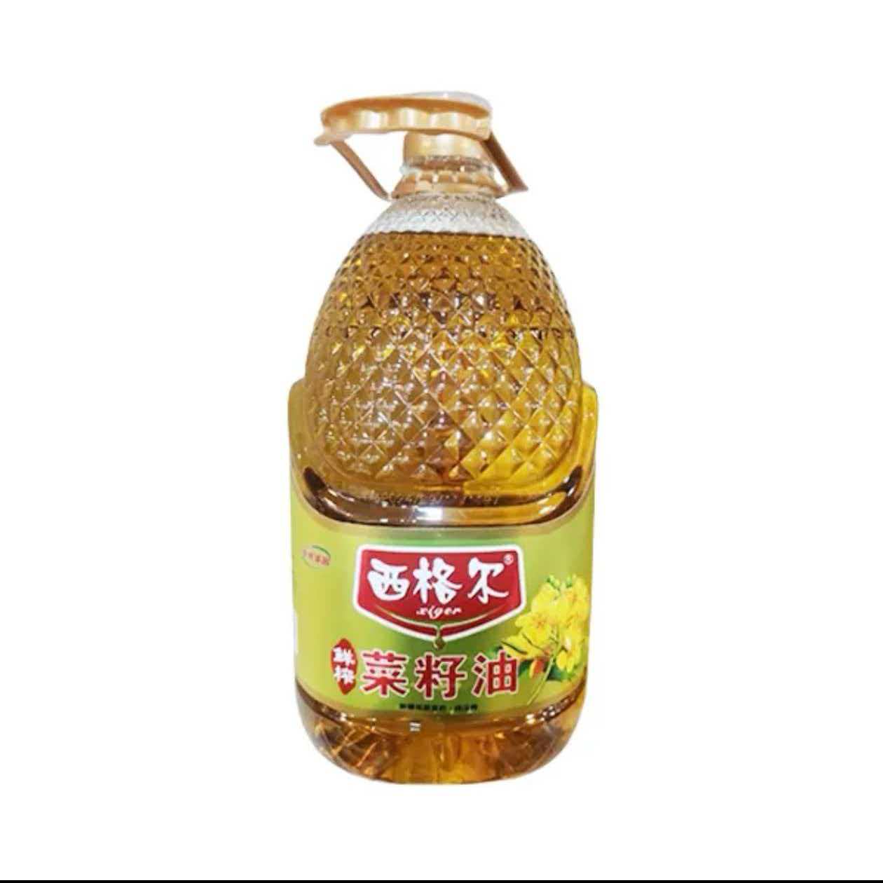 西格尔鲜榨菜籽油5L一桶