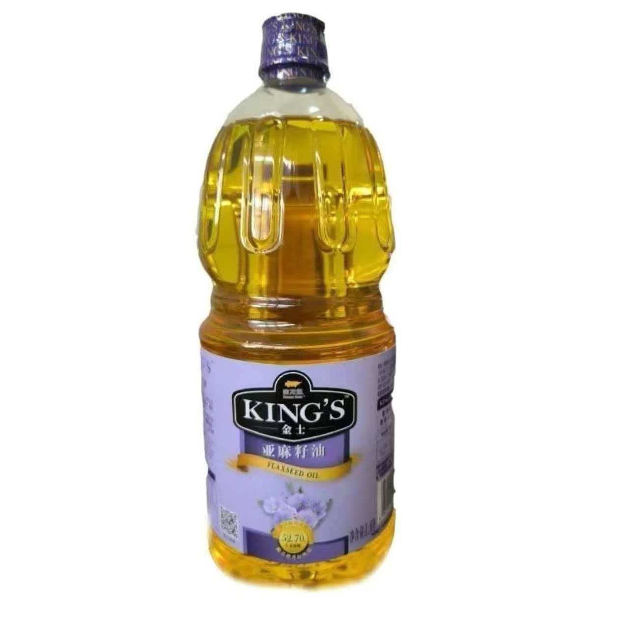 金龙鱼KING金士特级亚麻籽油1.5L