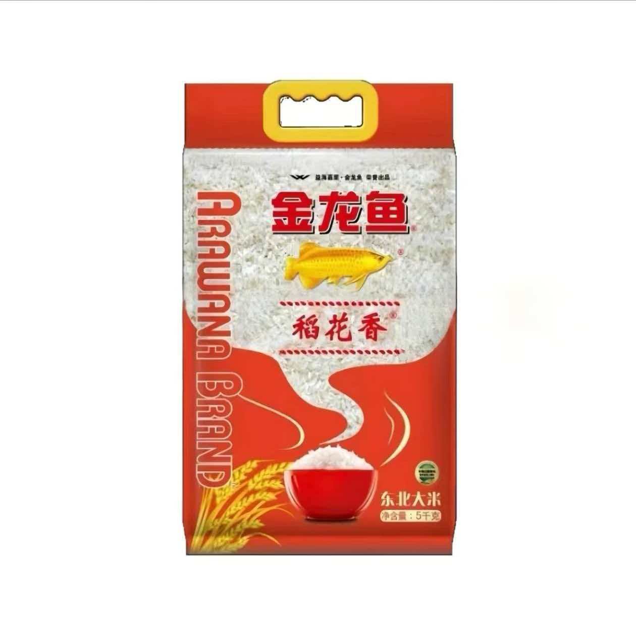 金龙鱼稻花香米5kg东北大米10斤装东北大米方正大米