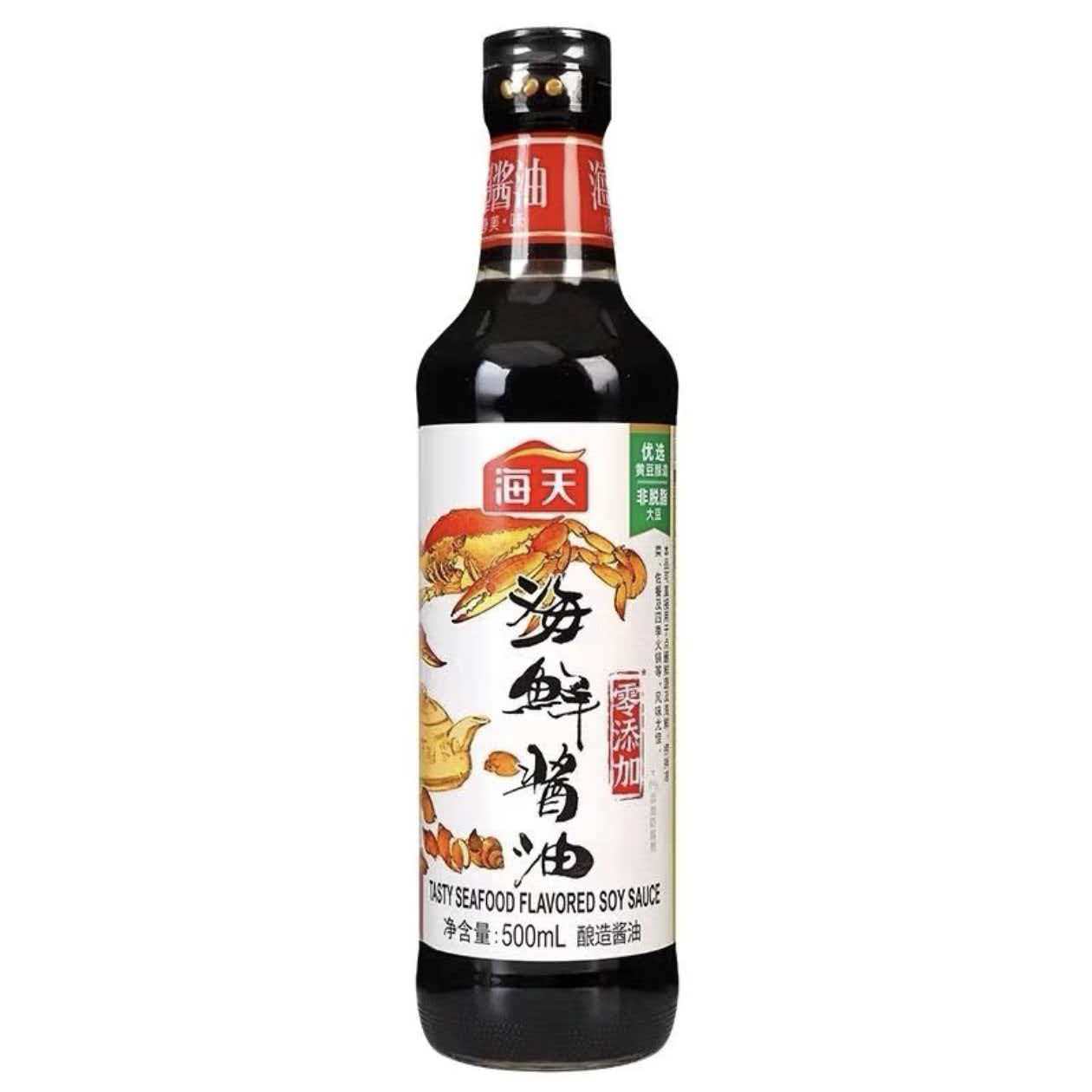 海鲜酱油500ml凉拌提鲜家用生抽调味品点蘸海鲜