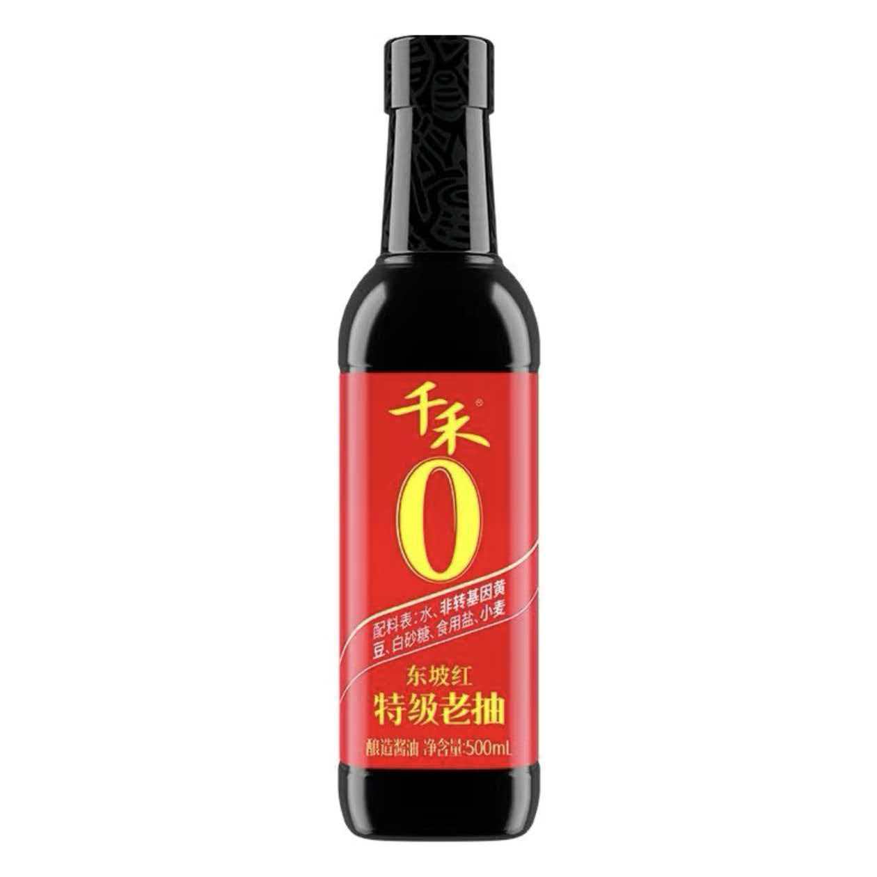 酱油东坡红特级老抽500ml厨房烹饪组合炒菜红烧