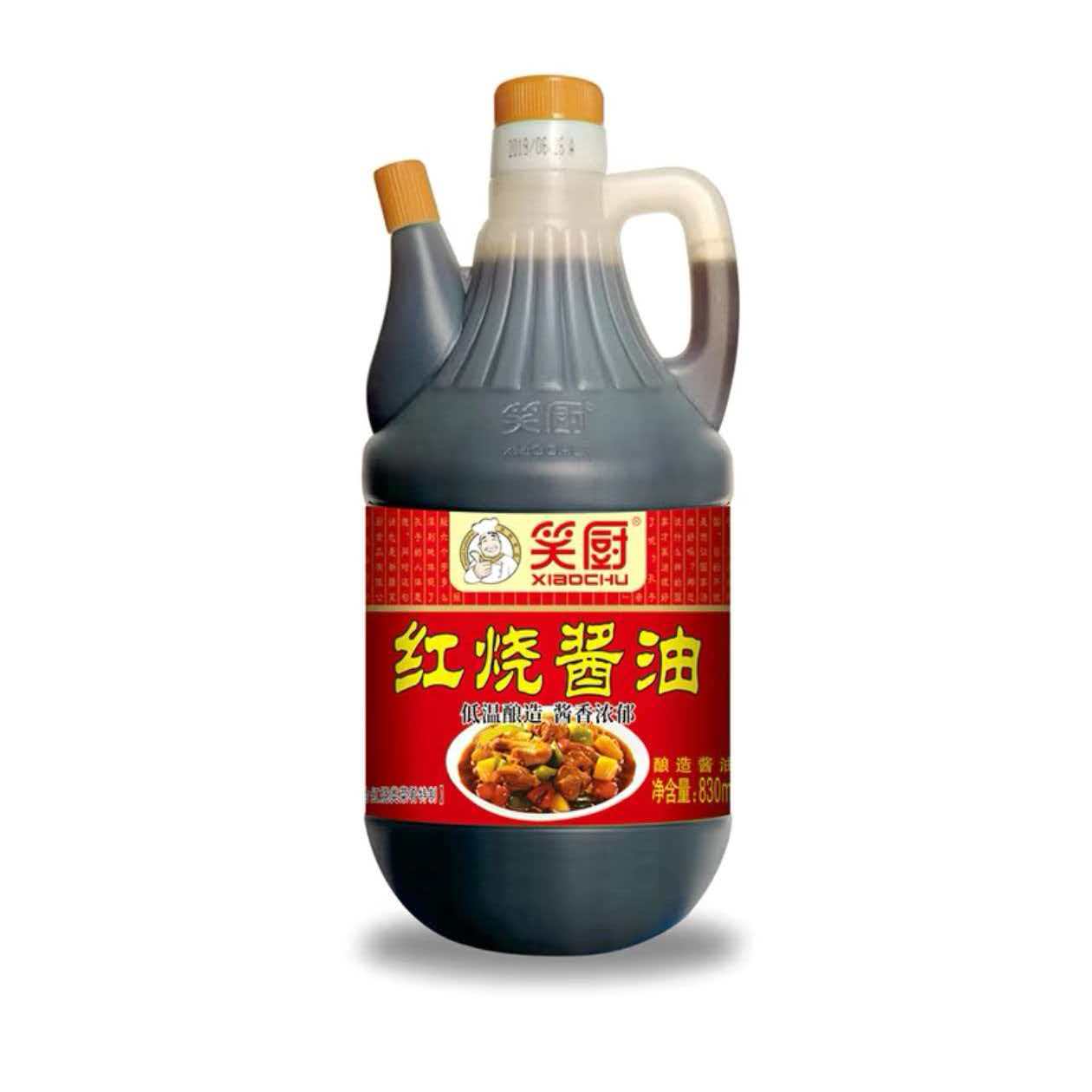 笑厨红烧酱油830ml酱料经典色酱香味上色卤肉瓶装调味