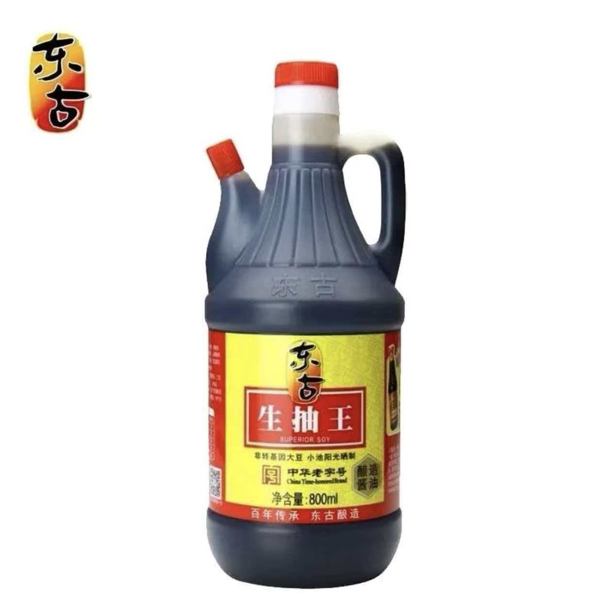 生抽王800ml黄豆酿造酱油家用炒菜拌饭煲汤点蘸凉拌瓶正宗