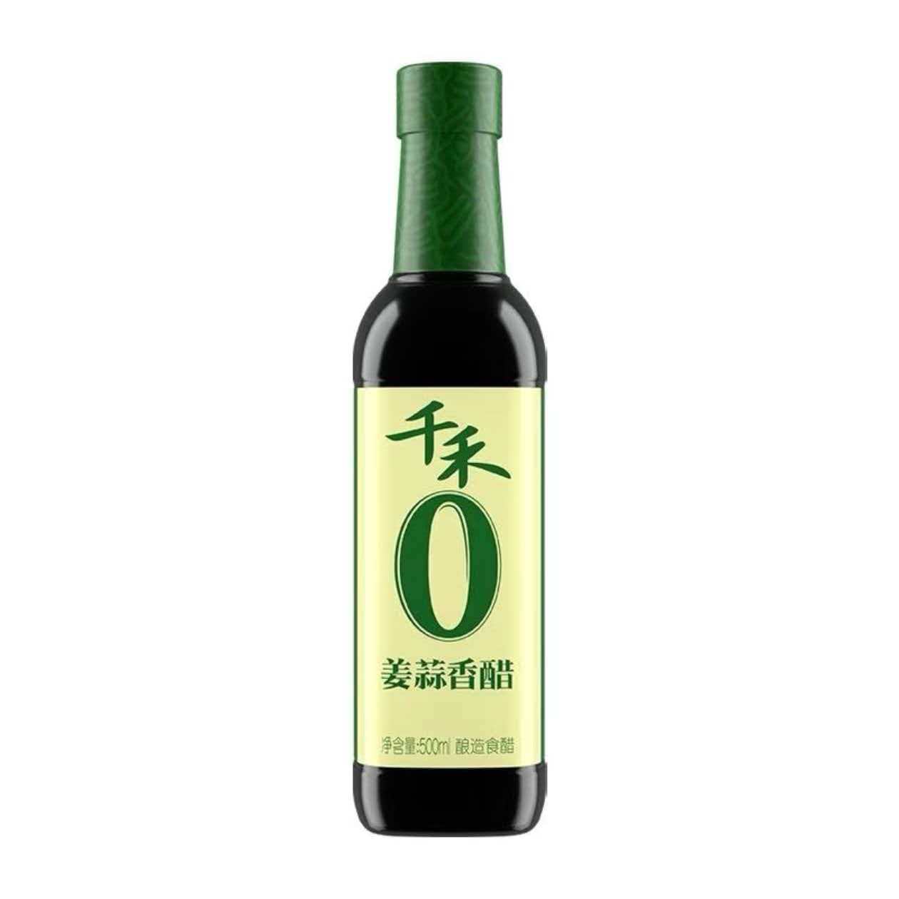 姜蒜香醋500mL瓶装古法酿造食用醋炒菜凉拌点蘸饺子调味品