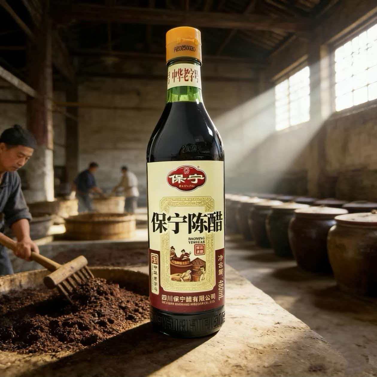 陈醋480ml正品中华老字号正宗酸辣粉饺子炒菜凉拌酿造食醋