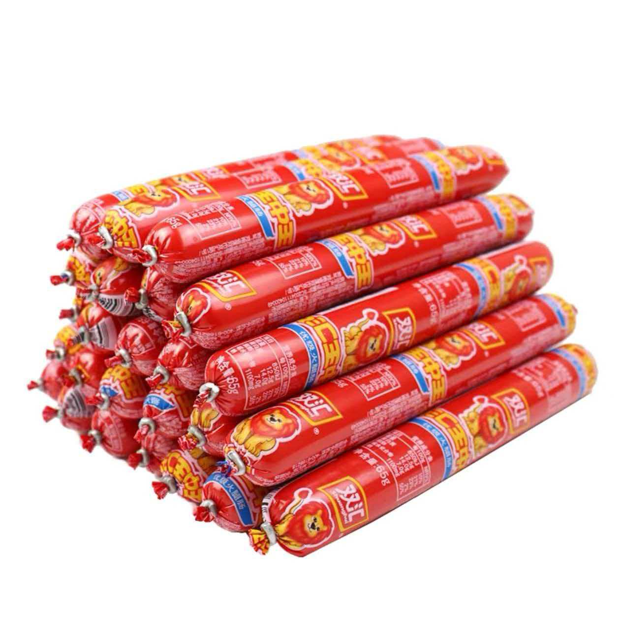 双汇王中王火腿肠65g泡面搭档大根粗香肠60g烧烤