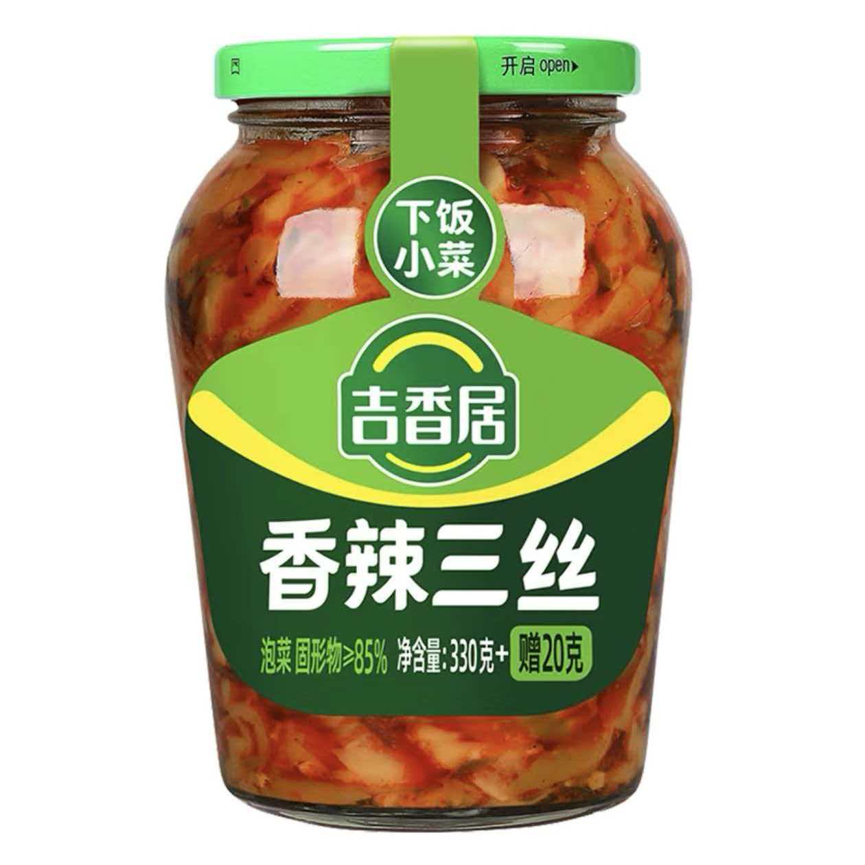 三丝爽口下饭菜脆口菜芯豇豆开味酸菜350q快菜榨菜